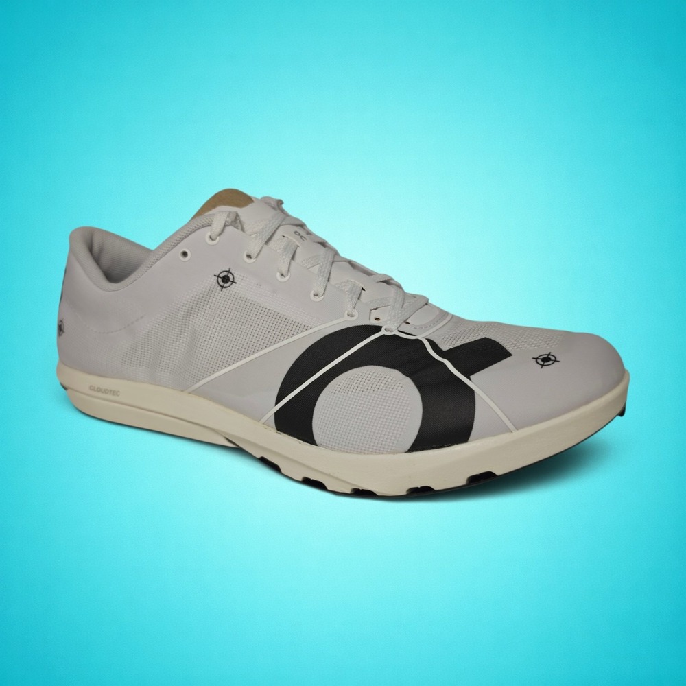 On Cloud Cloudspike 10000m Undyed White Green Track Spikes Mens 9 3MD10671105